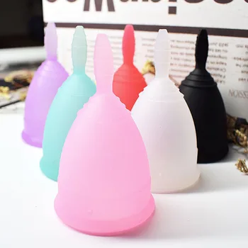 

Menstrual Cup Feminine Hygiene Quality Medical Grade Silicone Women Lady Period Menstrual Collector Silicone Resable Than Pads