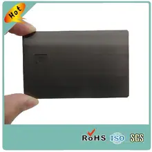 Самый популярный продукт пустой бизнес чип металлическая карта с пользовательским логотипом