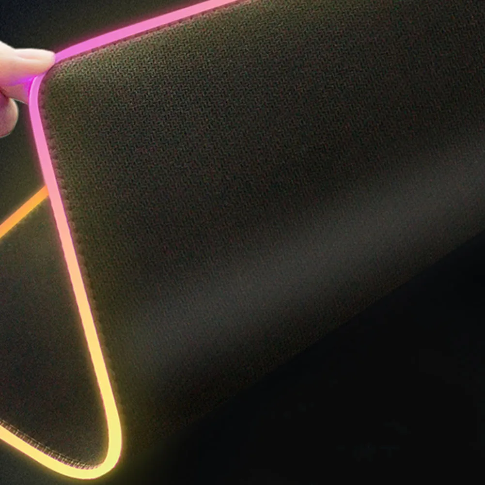 Светодиодная подсветка клавиатуры Компьютерные аксессуары RGB большой коврик для