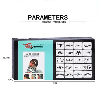 

20pcs/set Hair Tattooing Template Hair Trimmer Carved Coloring Pattern Stencil Dye Coating Board Salon DIY Hairstyling Dropship