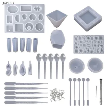 

1 Set Silicone Mold Jewelry Epoxy Mould Tool Set For DIY Craftsmanship Pendant Bracelet Mold Decoration Handmade Tools
