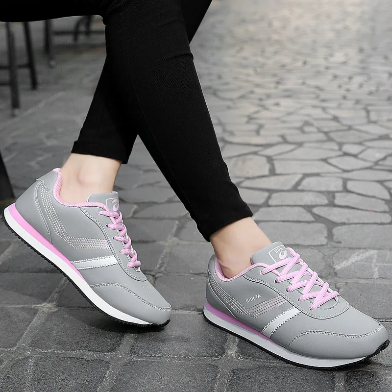 

2018 Autumn WOMEN'S Shoes Athletic Shoes Running Shoes Student Shoes Lightweight Leather Travel Warm Casual Shoes Women