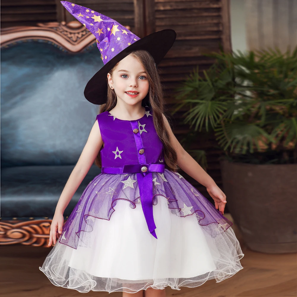 

Vgiee Halloween Birthday Dress for Girls for Party Wedding Birthday Outfits Fall Winter Style Baby Girl Clothes CC616A