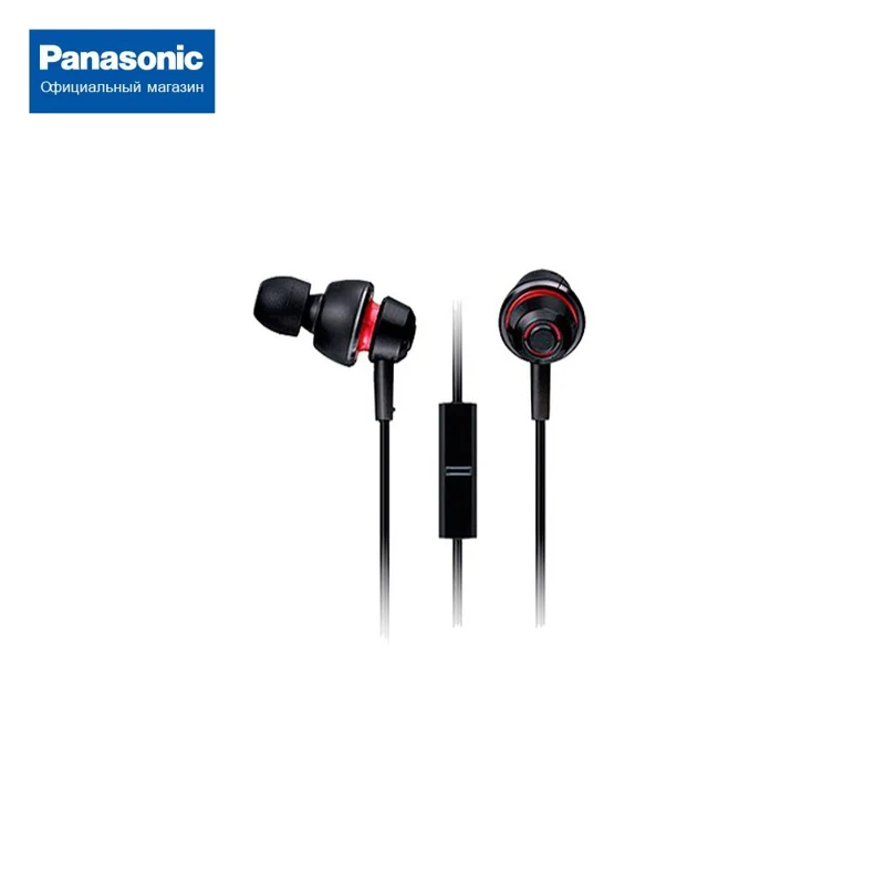 Наушники-вкладыши с микрофоном Panasonic RP-HJX6MGC-K