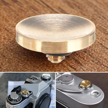 1 шт. металлическая латунная кнопка спуска затвора вогнутая для Fuji filmoleiflex Hasselblad для Fuji FujiFilm X100F X E3 XT2 XT10 XT20