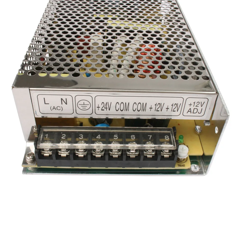 Двойной выход источника питания 120W 12V 5A 24V 2.5A блок питания D-120C преобразователь переменного тока в постоянный хорошего качества