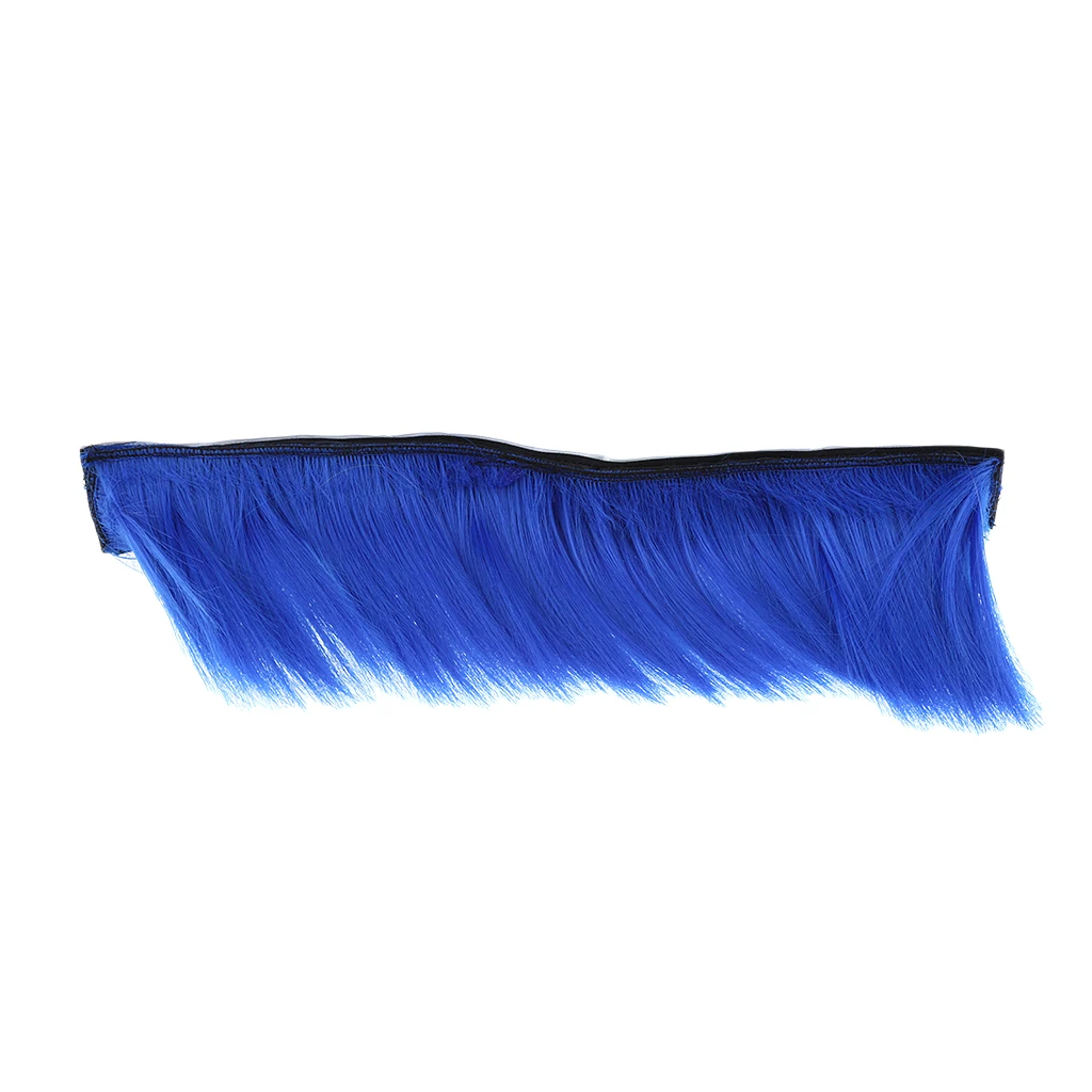 Motorcycle Adhesive Helmet Mohawk Hair Patches Skinhead Costumes Wig