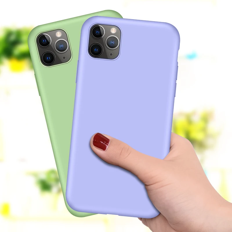 Silicone Soft TPU Phone Case For iPhone 11 Pro Max XS XR X 2019 Back Protective Cover iPhoneXS |