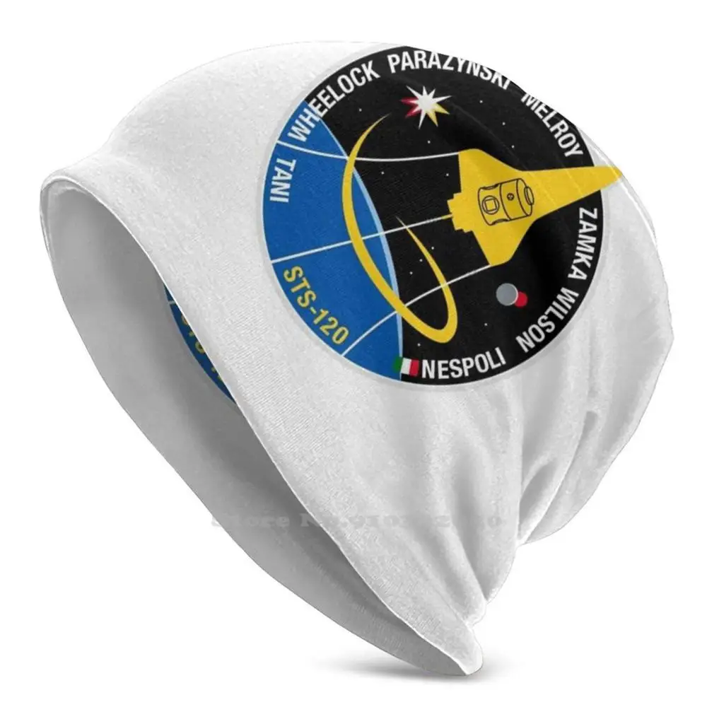 Sts 120 Mission Patch Cap Outdoor Warm Sports Copricapo Skullies Berretti Shuttle Atlantis Sts Space Spaceshuttle Final Mission