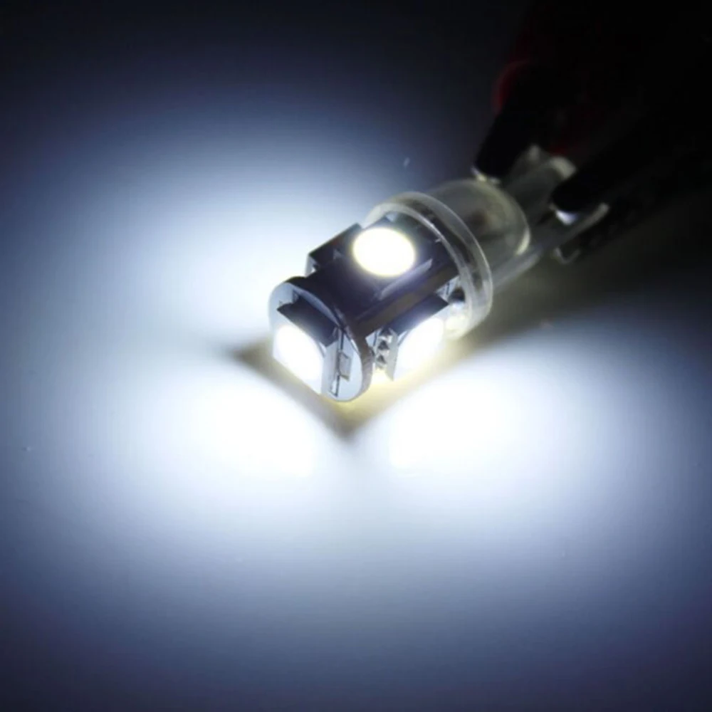 50 шт. супер белый T10 Клин 5 SMD 5050 W5W 194 168 2825 158 192 светодиодный лампы Грузовик светильник Системы светильник Инж