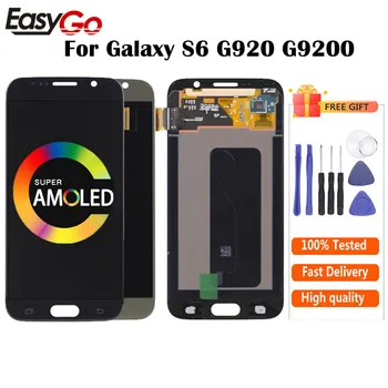 

LCD Display + Touch Screen Digitizer Panel Assembly For Samsung Galaxy S6 G9200 LCD Complete Free Shipping