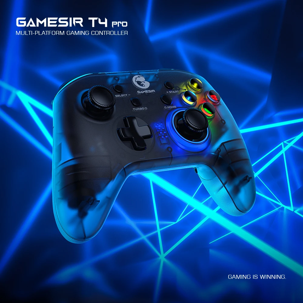 

GameSir T4 Pro Bluetooth Game Controller 2.4GHz Wireless Mobile Gamepad applies to NintendoÂ Switch AppleÂ ArcadeÂ andÂ MFiÂ Games