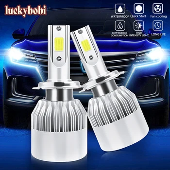 

C6 H7 H4 Led Headlight Bulbs H1 Led Car Lights H3 880 H11 HB3 9005 HB4 9006 H13 6000K 36W 12V 7200LM Auto Headlamps