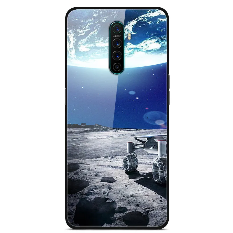 56 Для OPPO Realme X2 Pro Чехол 6,5 ''стекло твердая задняя крышка для OPPO Realme X2Pro чехол RealmeX2 X 2 чехлы для телефонов силикон бампер Funda - Color: 56
