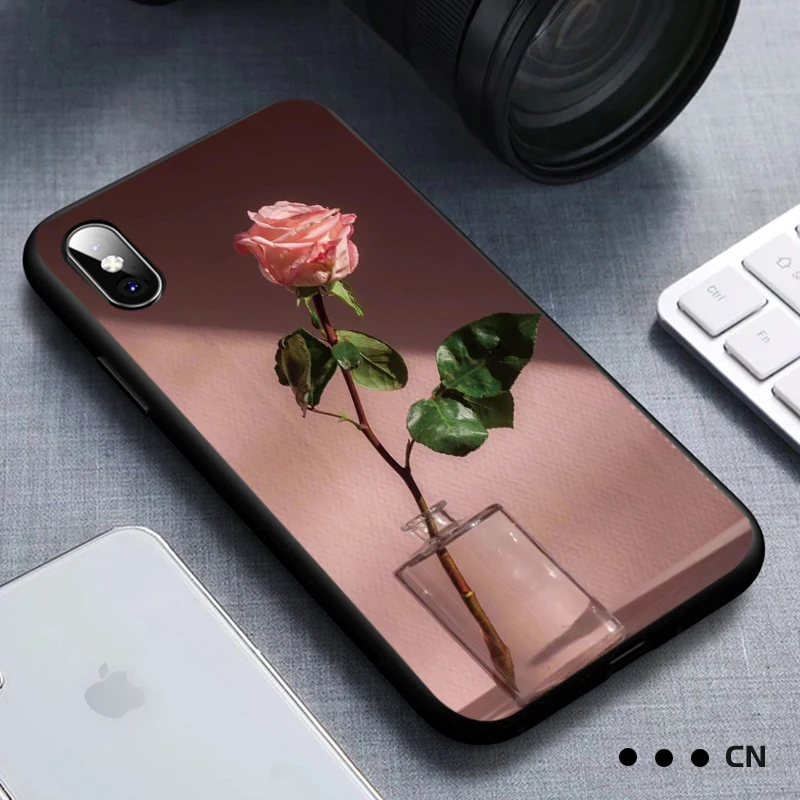 Чехол s с изображением роз для Oppo Realme X2 XT 5 Pro Reno2 Z Reno 2 Ace Q A9 2020 Мягкий ТПУ чехол fundas