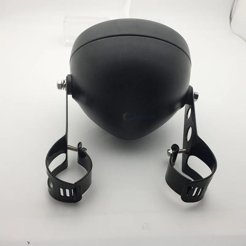 5,75 дюймов led ведро фары корпус отделка кольцо для Kawasaki/Ducati/Triumph/Norton/BSA мотоцикл, пользовательский Чоппер, кафе гонщик