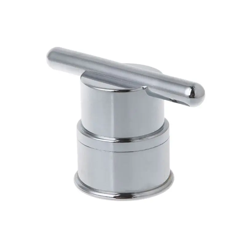 Electroplated Plastic Single Hole Shower Door Knob Handle For Interior