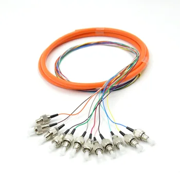 

12 Strand 62.5/125 Fiber Optic Pigtails 1.5m FC/UPC Multimode