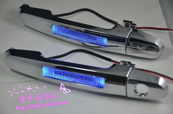 

For Toyota RAV4 2004-2013 Car Accessories Car modification warning safety door handle LED lights, blue light and yellow light