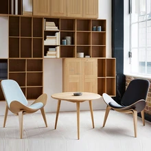 Современный стиль трехногий стул из ясеневой фанеры, обивка, мебель для гостиной, современный стул для гостиной