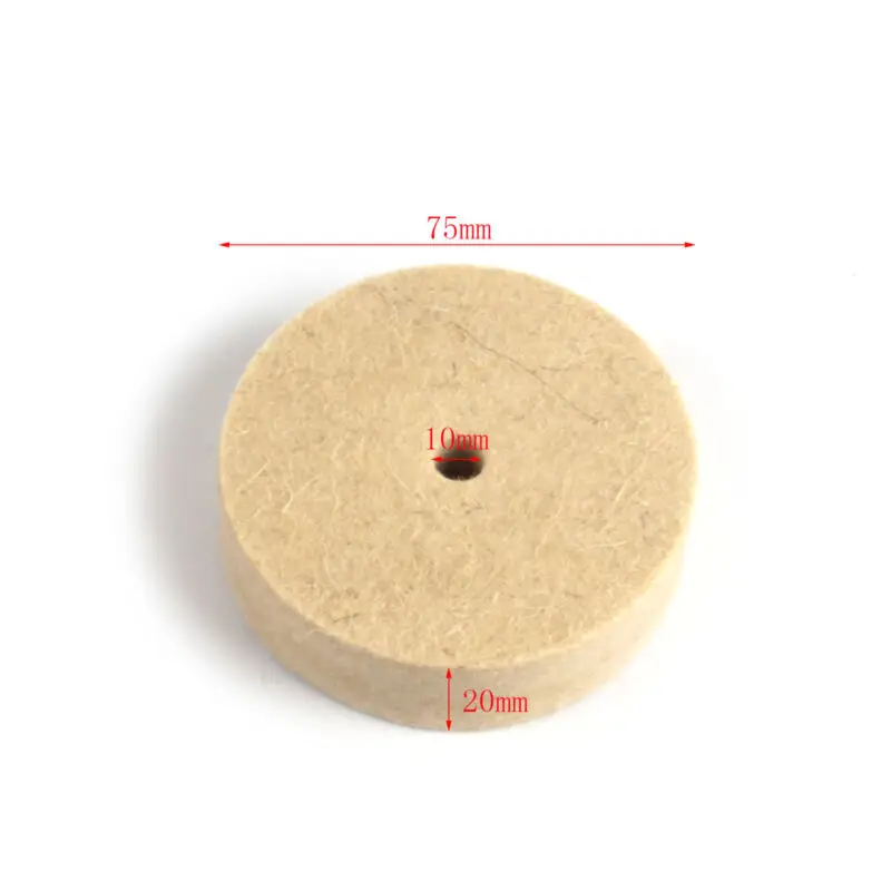 

3-12" Buffing Grinding Wheel Wool Felt Polishing Abrasive Disc For Metal Surface New Arrivals