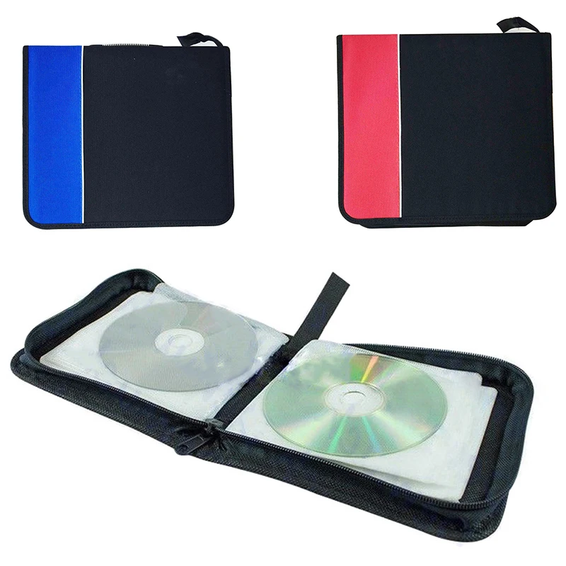 40 Discs CD/DVD Organizer Storage Wallet Car Holder Carry Case Pocket