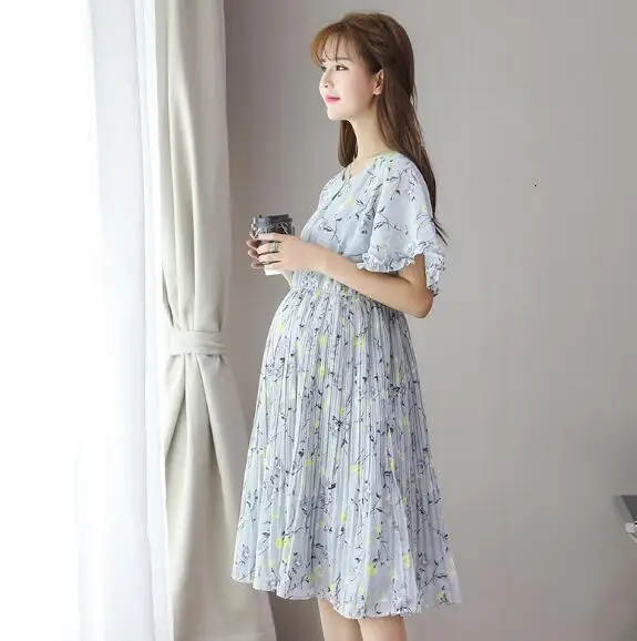 

Short sleeve maternity leave clothing D-58