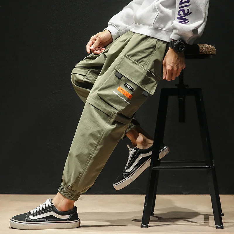 

2020 Spring Main Push Japanese-style Macheda Large Size Labeling Workwear Capri Pants M-5x Hk1931