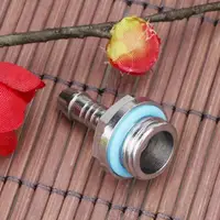 G1/4 Thread Soft Tube Hose Connector for PC Water Cooling System Accessory 6mm/7.2mm/9mm/11mm Chrome Plated For Tube Fitting - Image 2