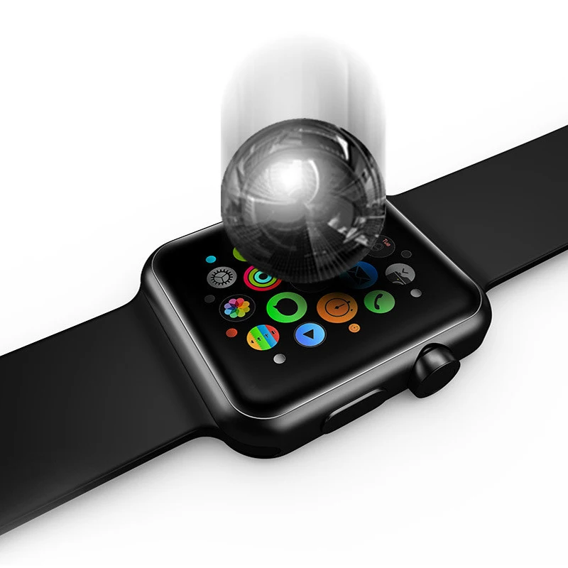 Мягкая пленка для наручных часов Apple Watch, версии 5 4 3 2 1 часы Чехол Крышка полосы Чехол, 42 мм, 38 мм, версия Экран протектор 40 мм 44 мм для наручных часов iWatch серии 5