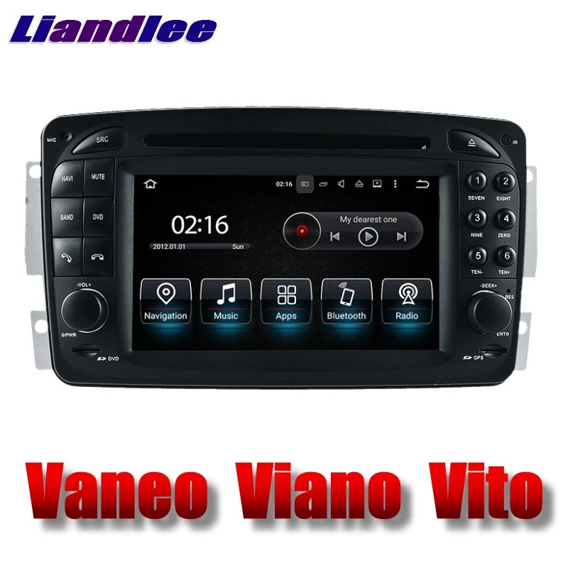 Liandlee автомобильный мультимедийный плеер NAVI для Mercedes Benz Vaneo Viano Vito 2002 ~ 2011 сенсорный
