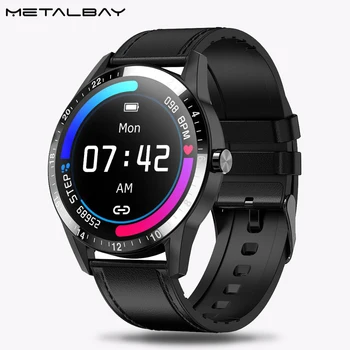 

Metalbay G20 Call Smart Watch Men 1.3 inch Full Touch Round Screen Heart Rate Monitor Smartwatch for Xiaomi Huawei