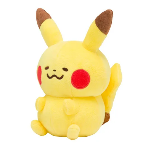 1 шт. в версии Kawaii Аниме Пикачу Eevee милые плюшевые игрушки мультфильм набивная Мягкая кукла милый подарок для девочки дети подарки на день рождения