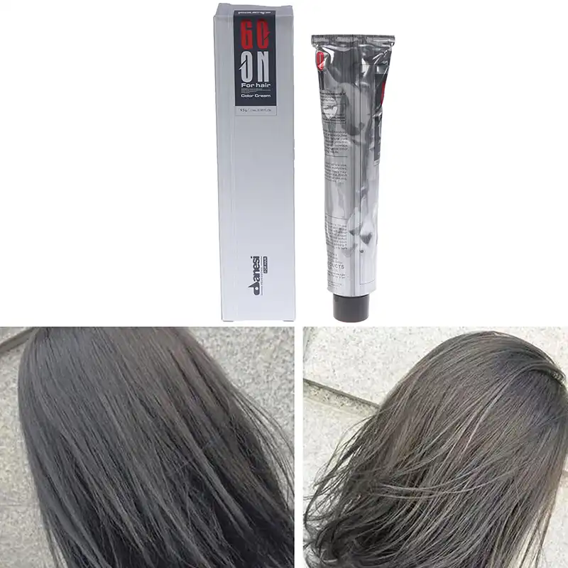 100ml Unisex Diy Grandmother Color Hair Cream Permanent Dye Light