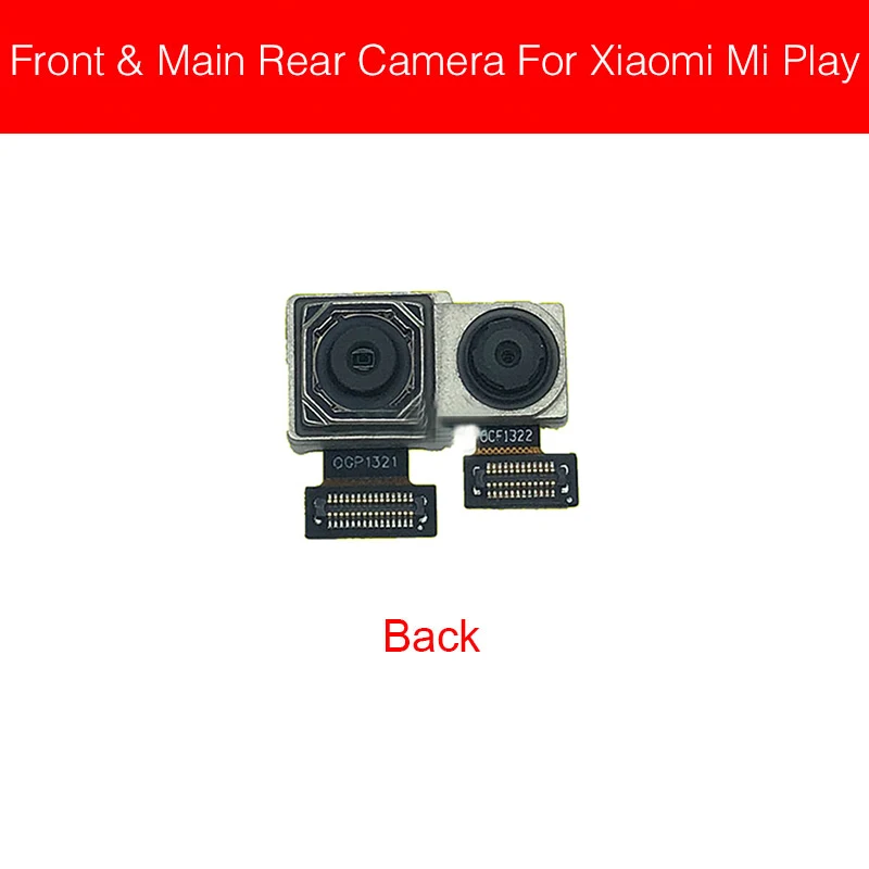 Маленькая Задняя Основная камера для Xiaomi mi A2 Lite A2Lite Red mi 6 Pro mi Play Передняя и задняя камера гибкий кабель, сменные детали