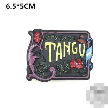 

Argentine 3D Fridge Magnet Sticker Tango Tourist Souvenir La Boka Buenos Aires Tourism Scenery Refrigerator Magnet Accessories