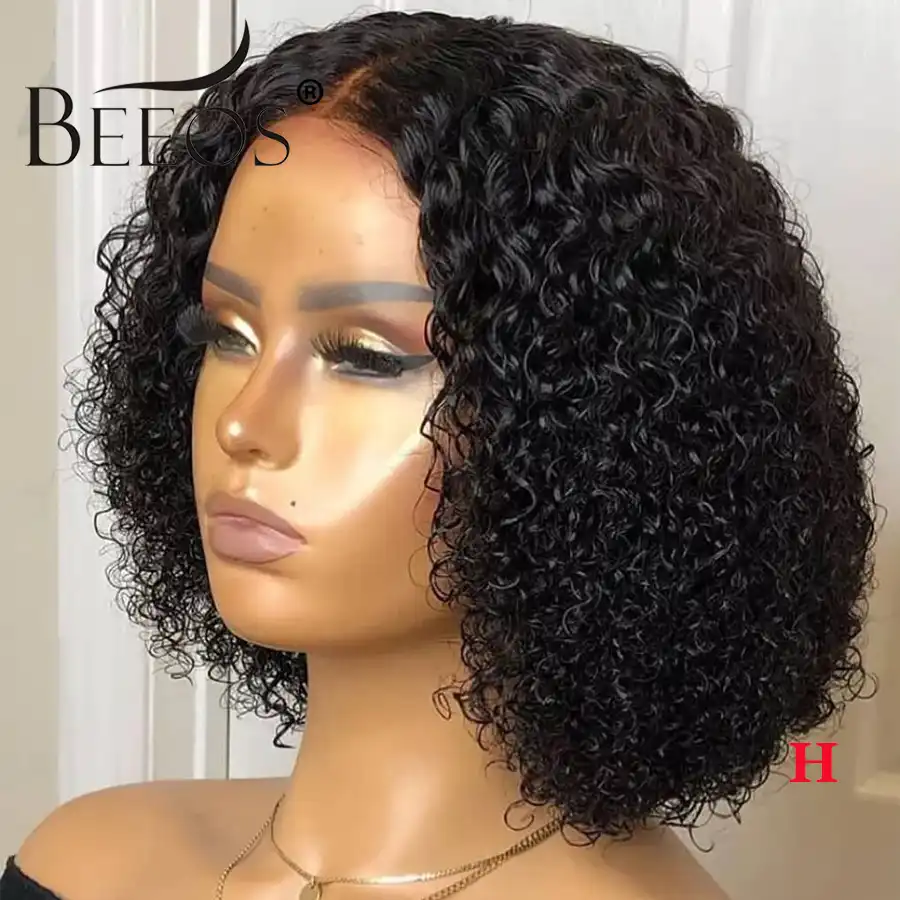 Short curly bob wigs Clearance