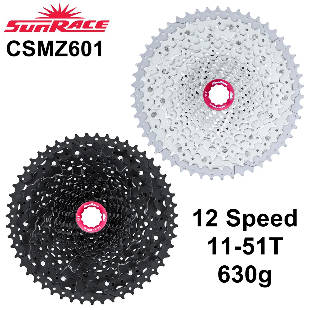 Кассета SunRace CSMZ601 MTB 12 S кассета Скоростей 11-51T маховик Звездочка совместима с DEORE SRAM