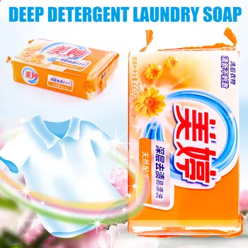 

Naturally Laundry Soap Decontamination Dirt Stain Grease Removal Easy-rinsing Clothes Deep Cleaning @LS