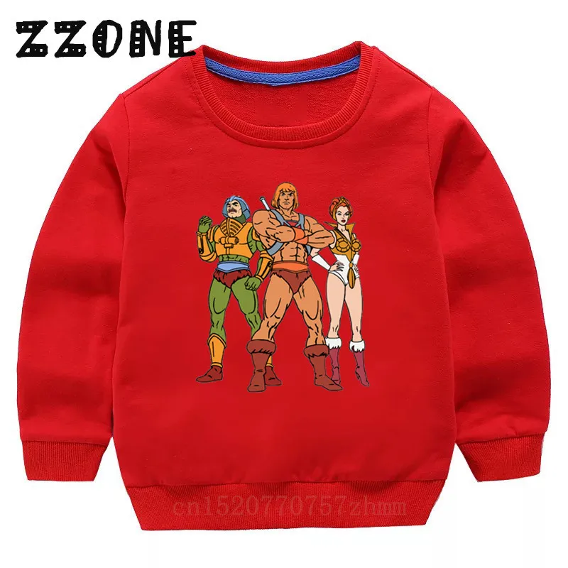 Children's Hoodies Kids Masters of The Universe He-Man Funny