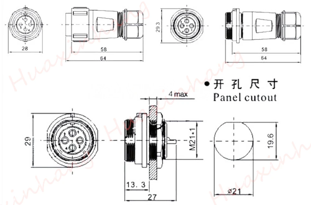 20 компл./лот SP2110 SP2111cable штекер Водонепроницаемый док-разъем 2 pin 3pin 4pin 5pin 7pin 9pin 12pin IP68 соединитель сетевого кабеля SP21 Водонепроницаемый авиационная вставка