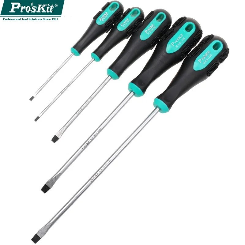 

Hot pro'skit 9sd-201a Precision Pro-Soft Screwdrivers (-3.0 3.0x75 mm) Hand Tools DIY Screwdrivers S Slit Flat Tools