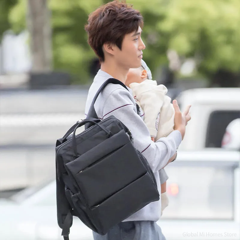 Xiaomi Youpin XiaoYang многофункциональная сумка для папы, сумка на плечо, сумка для мамочки, модная многофункциональная водонепроницаемая ткань