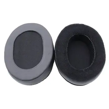 

Memory Foam Earpad - Black PU/Velour - Suitable For Large Over The Ear Headphone