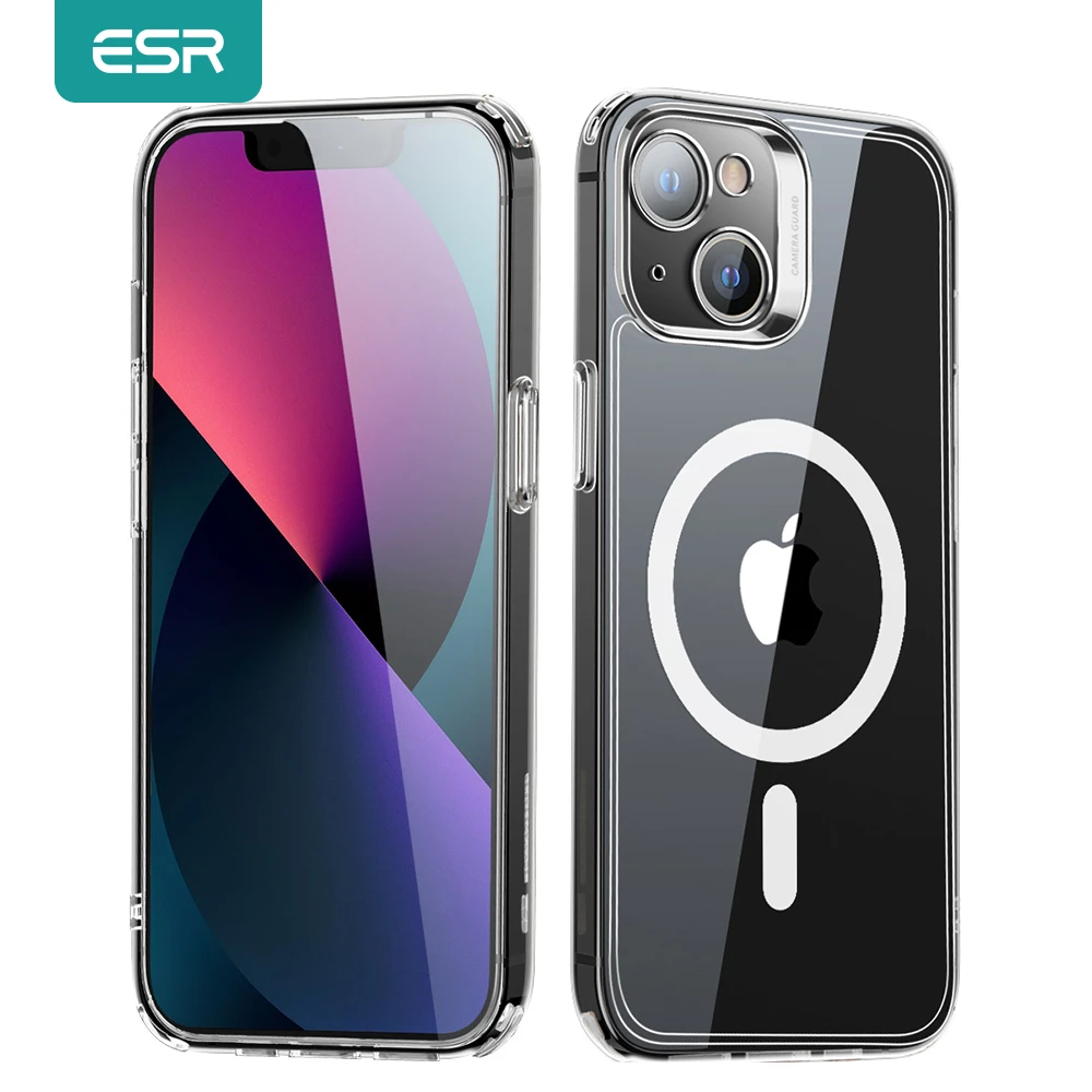 ESR Magnetic Case for iPhone 13 Pro Max for iPhone 13 Case Transparent Clear Cover for iPhone 13 Pro Support Magnet Charging iphone 13 pro max wallet case