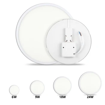 

VIPMOON LED Ceiling Light 6W 9W 13W 18W 24W Modern Surface Ceiling Lamp AC85-265V For Kitchen Bedroom Bathroom Lamps