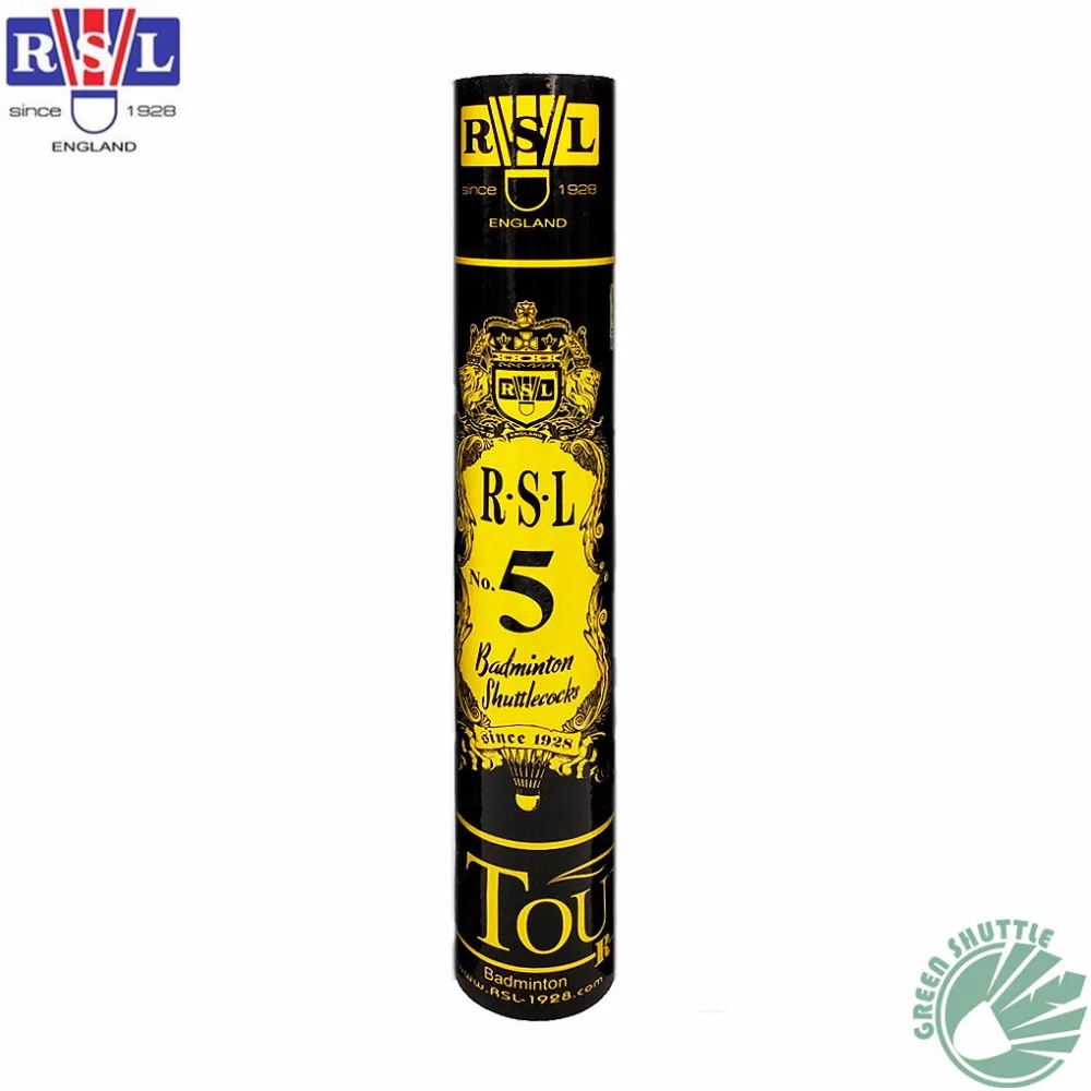 100% Genuine RSL Tourney No.4 No.5 No.6 No.7 Shuttlecocks Badminton Shuttle Duck Feather Ball Shuttlecock