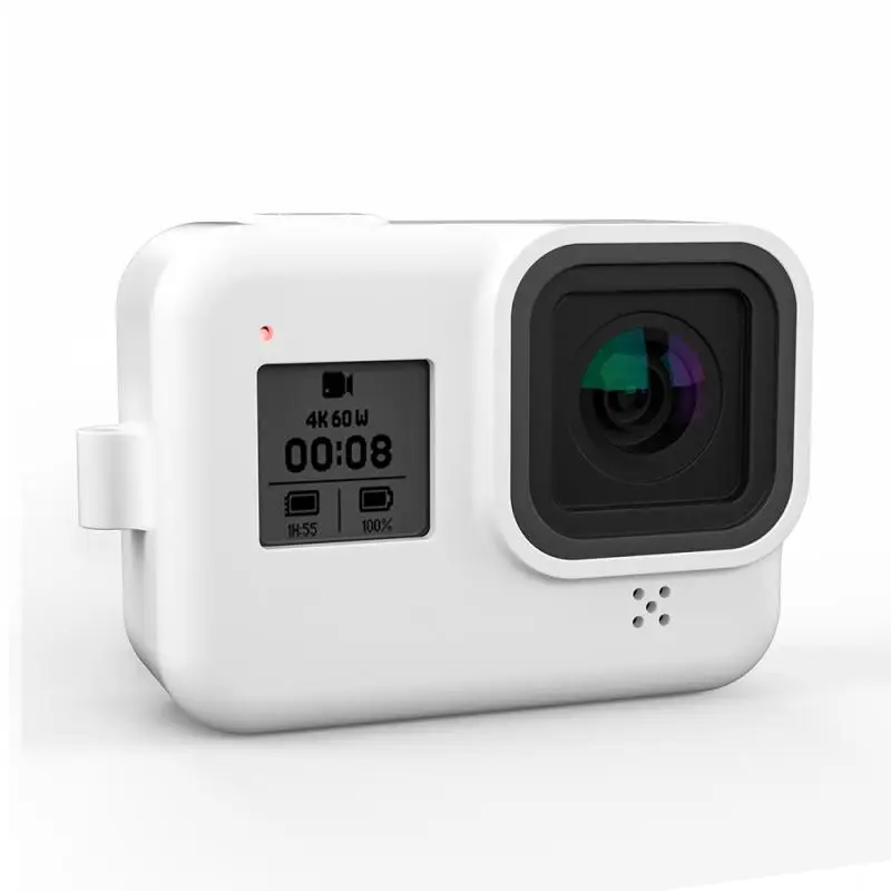 Силиконовый чехол для GoPro Hero 8 Black Gopro8 силиконовый чехол Gopro 8 Аксессуары Анти-падение защитный чехол корпус силиконовый чехол Acces