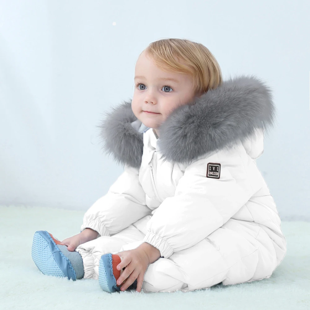 

Winter Warm Overalls Baby Clothing Clothes Snowsuit 90% Duck Down Jacket for Kids Girl Coat Park for Infant Boy Snow Suit Wear
