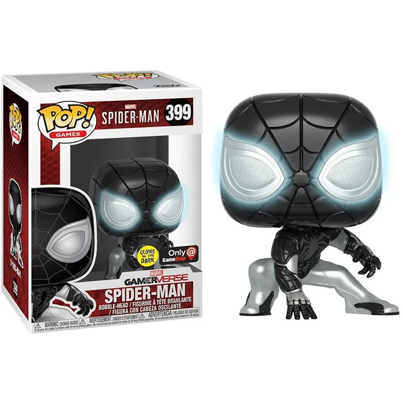 FUNKO POP The Last Spider-Man Venom, Классическая фигурка, ПВХ, фигурка, модель, детские игрушки, подарок на день рождения, Рождество - Цвет: 399with box